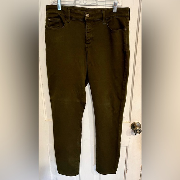 NYDJ Not Your Daughter’s Jeans Dark Green Alina Leggings Size 12 - Picture 12 of 13
